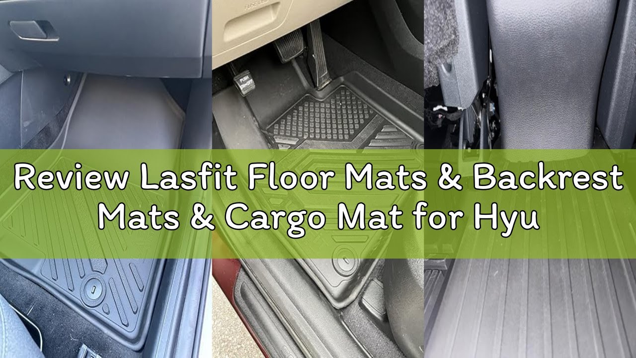 Review Lasfit Floor Mats & Backrest Mats & Cargo Mat for Hyundai Santa Fe 2026 2025 2024 (Only Fit G