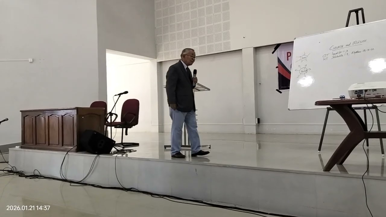 Rev.Dr.Khaizakham at the Olive Retreat Centre 