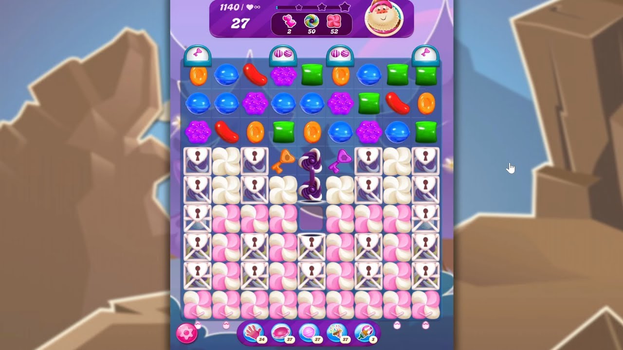 Candy Crush Saga LEVEL 1140 NO BOOSTERS (new version)🐟☑️