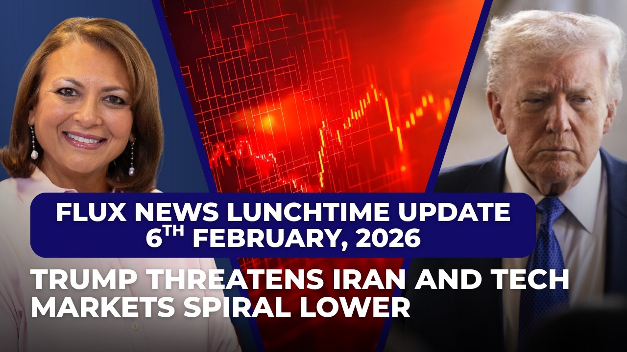 Trump Threatens Iran as Russia Is Shaken by Violence and Tech Markets Spiral Lower