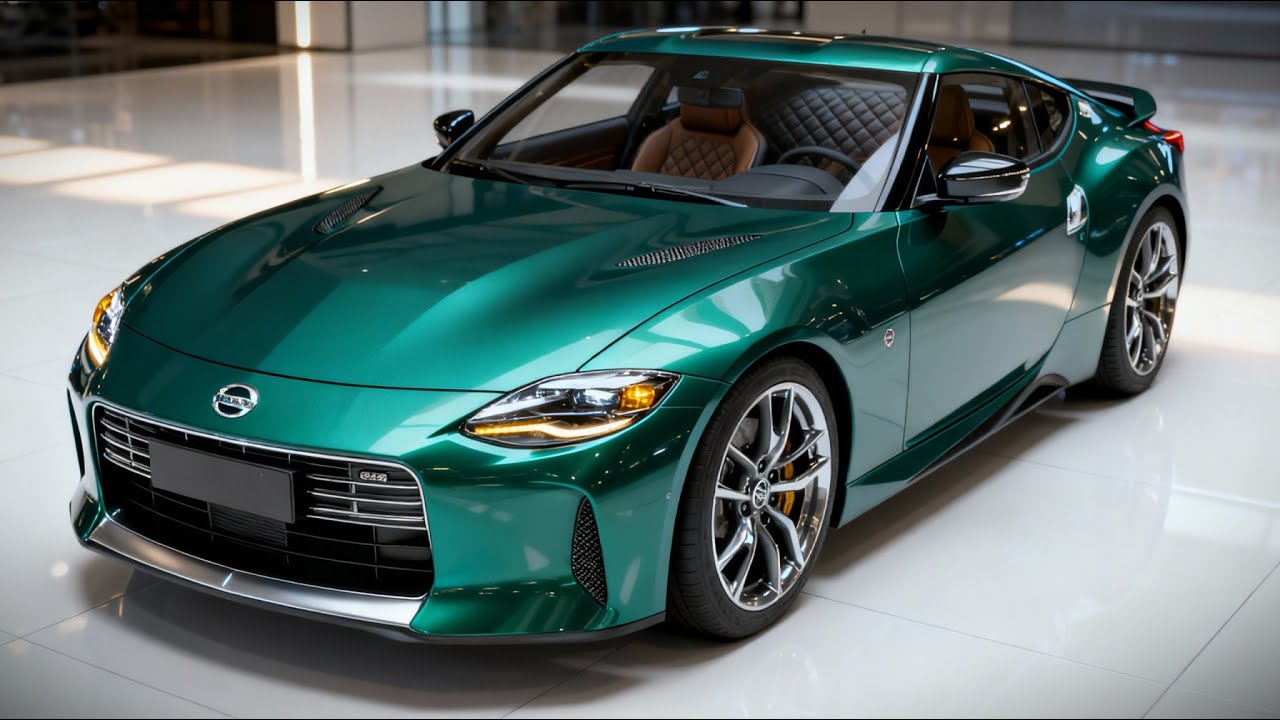 2027 Nissan Z – Sleeker Grille, Sea Green Beauty, Performance Upgraded! 🔥