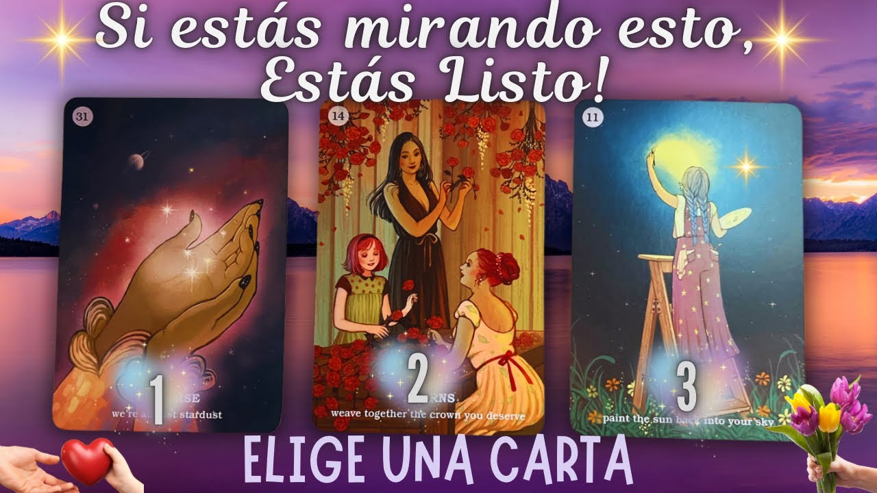 No te lo esperas! Pero tu mismo lo atraes a ti!👉🏼ELIGE UNA CARTA🔮 #eligeunacarta