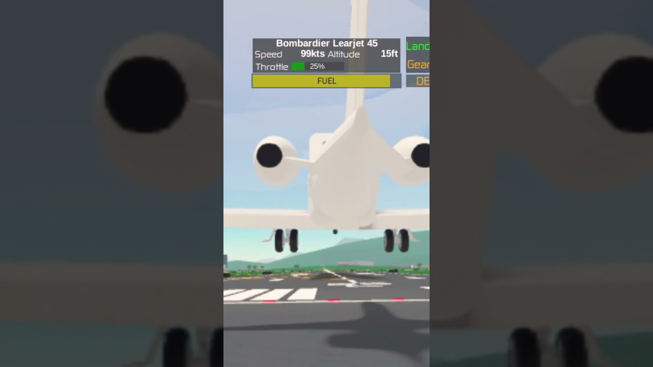 Learjet 45 | PTFS | Butter Landing | Mobile
