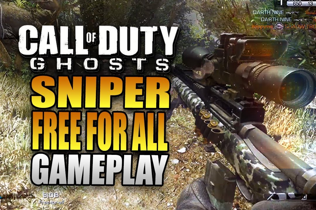 Call of Duty: Ghosts Quickscoping Gameplay - SILENCED USR Multiplayer Gameplay on Xbox One