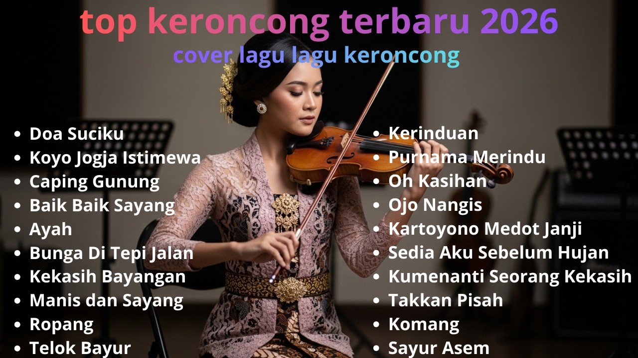 Full Album Keroncong Modern 2026 🌿 Lagu Nostalgia Paling Hits Nonstop