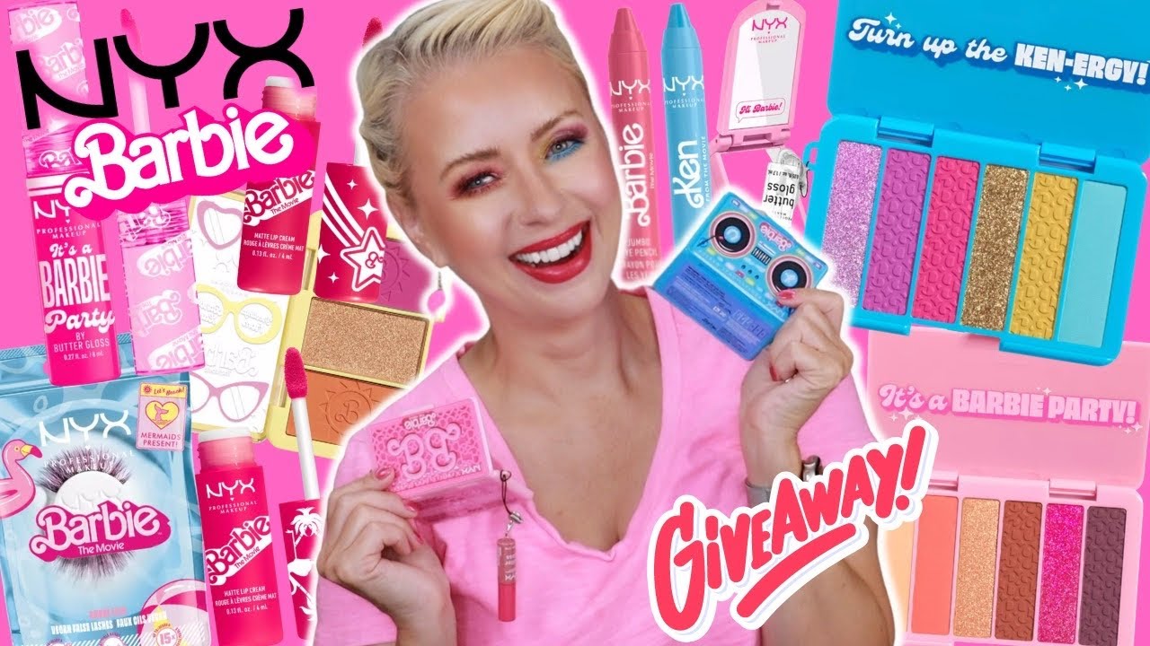 NYX x Barbie The Movie Collection REVIEW + 2 LOOKS + GIVEAWAY | Steff's Beauty Stash