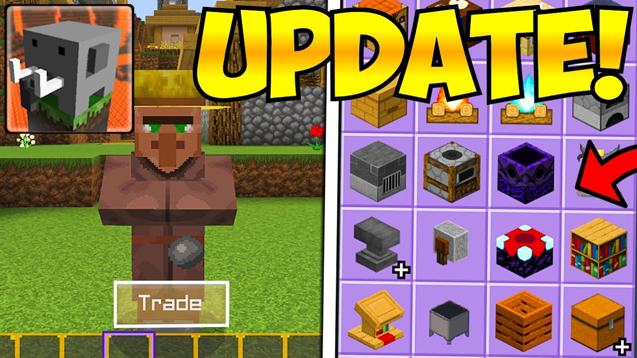 UPDATED CRAFTSMAN WITH TRADING AND MANY NEW BLOCKS - Best Minecraft PE Copys