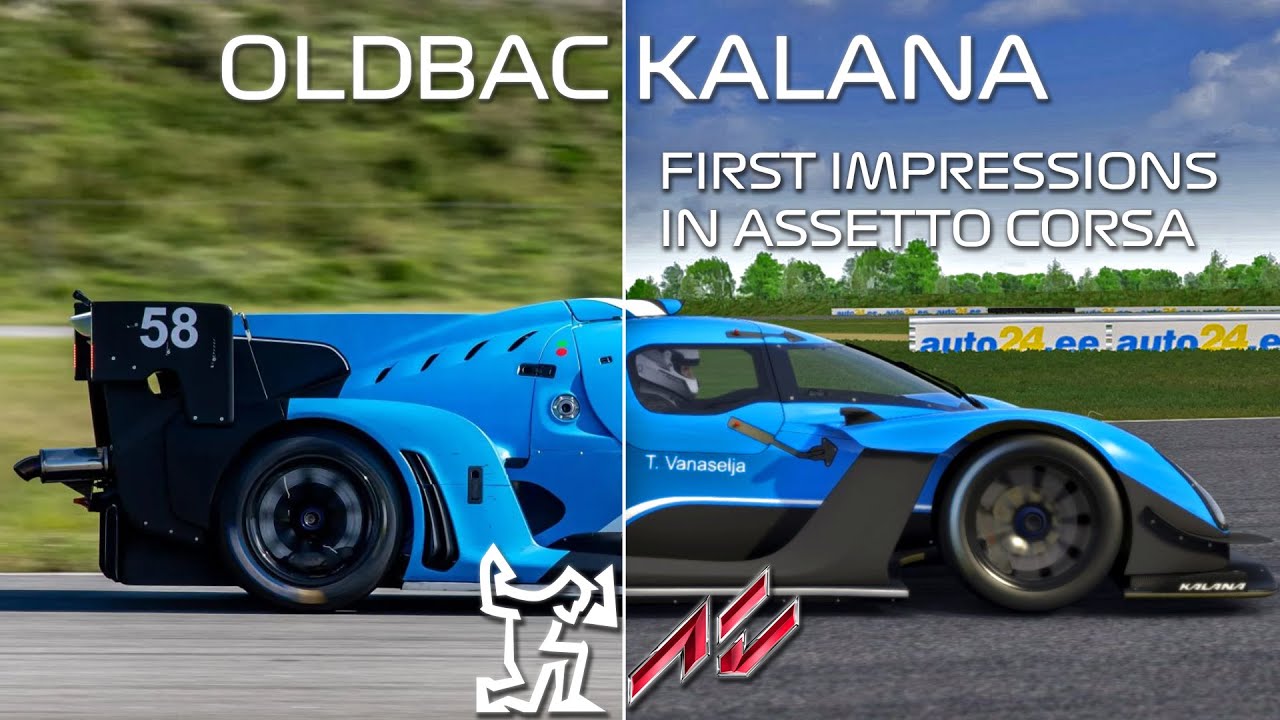 Oldbac Kalana - first impressions of the fastest racecar of Estonia in Assetto Corsa
