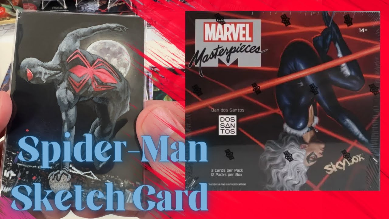 2022 Marvel Masterpieces - Unbelievable Spider-Man Sketch Card!!!