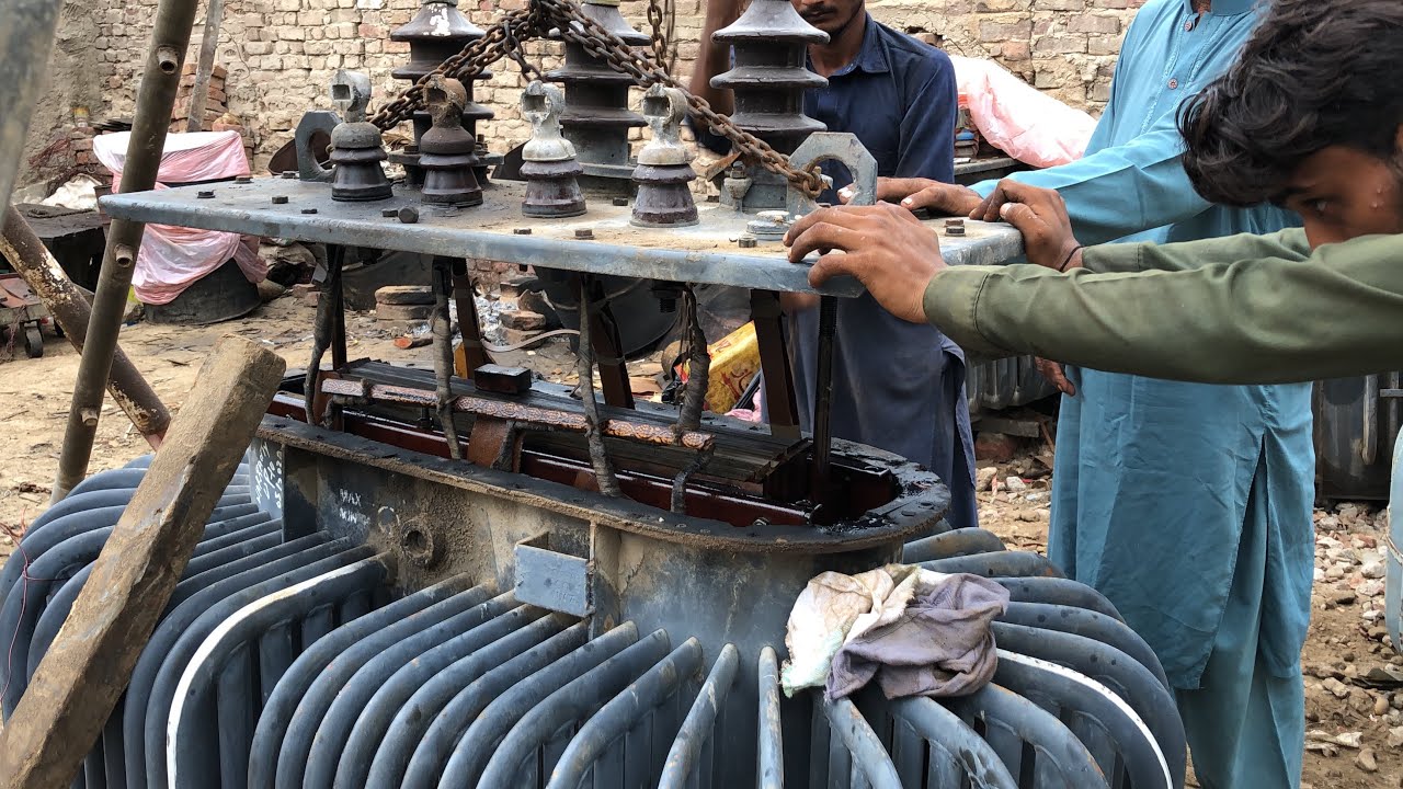 How 200kva transformer repair// Incredible process of repairing step down transformer