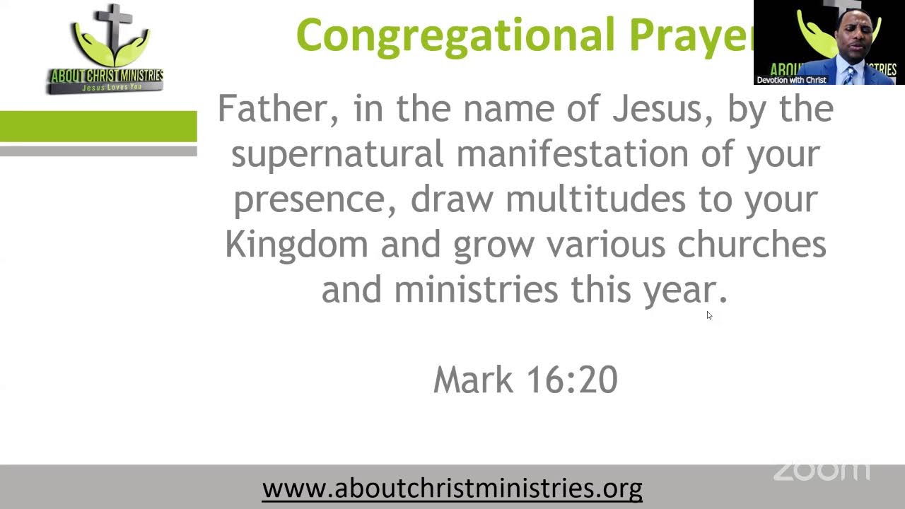 Devotion With Christ