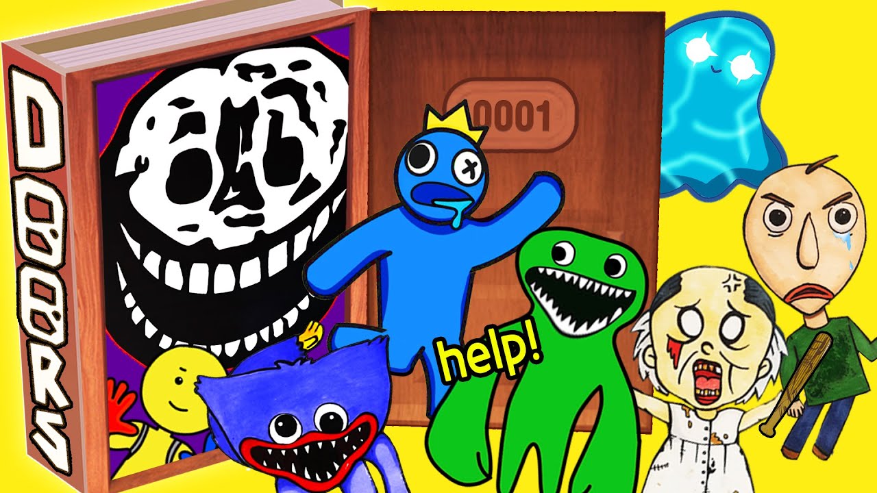 DIY Doors Gamebook Part.1 / Doors Animation book ROBLOX  #fungamebook #doors