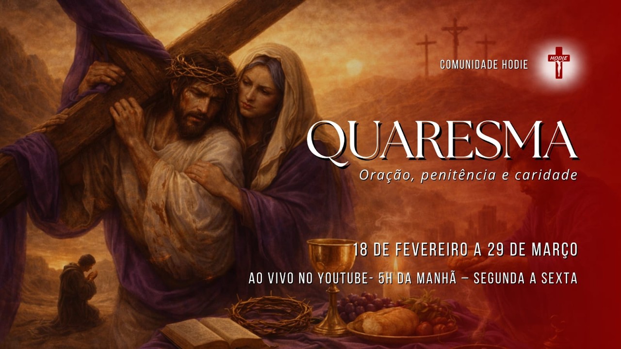 Santo Rosário | Quaresma 2026 | 5:00 | 16º Dia | Santa Missa