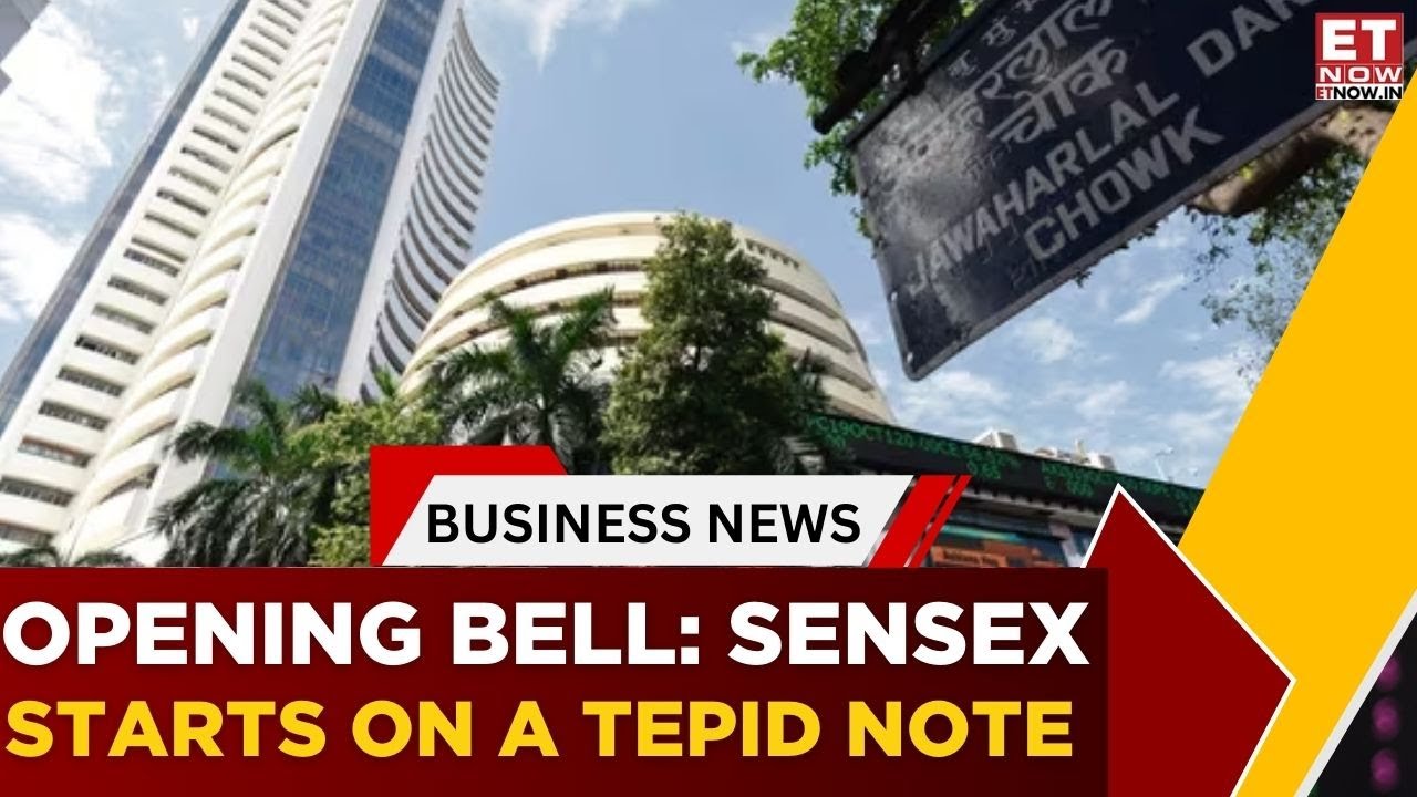 Opening Bell:  Sensex Starts On A Tepid Note, Nifty Below 24,800; Bajaj Auto, NTPC Drop 2% Each
