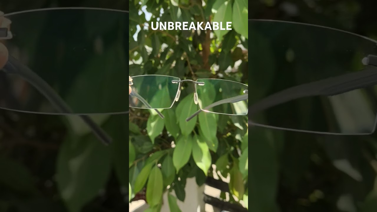 unbreakable lens rimless frame #glass #sunglasses #eyewear #eyecare #lens