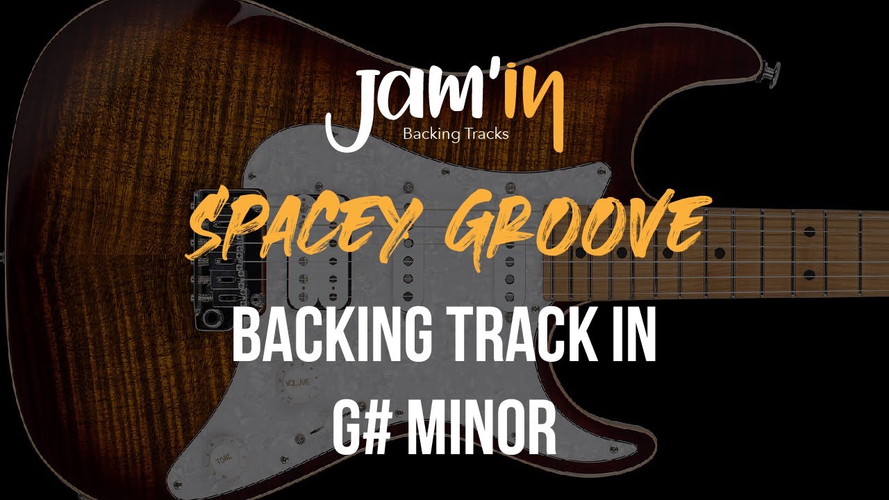 Spacey Groove Guitar Backing Track in G# Minor