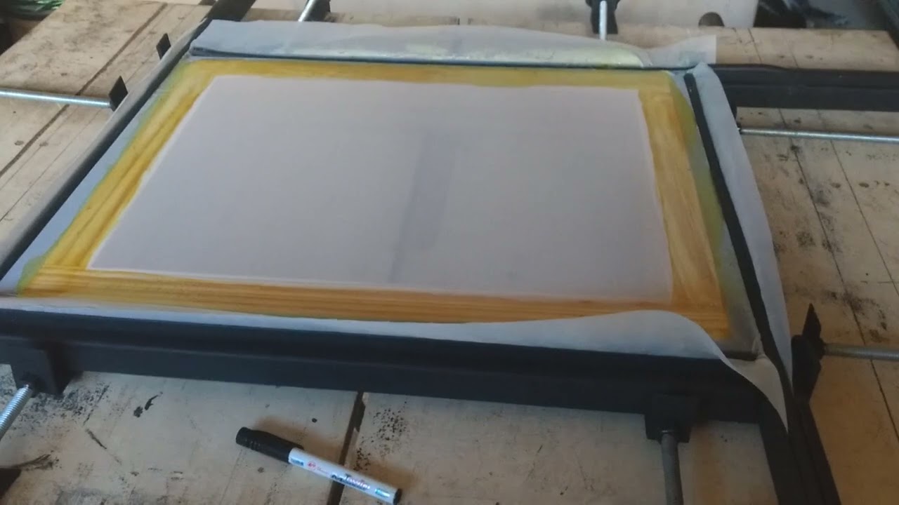 Esticador de Tela de Silk Screen Projeto Rud PHD