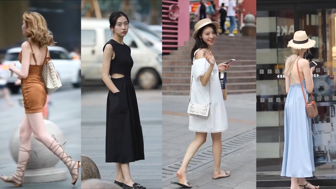 【抖音】#1 夏日街头美女“你在拍我吗”“是的”“😊” 杭州街拍短发气质美女穿衣搭配|衣服搭配|潮流女性穿搭|时尚靓女 可爱女生合集Tik Tok China