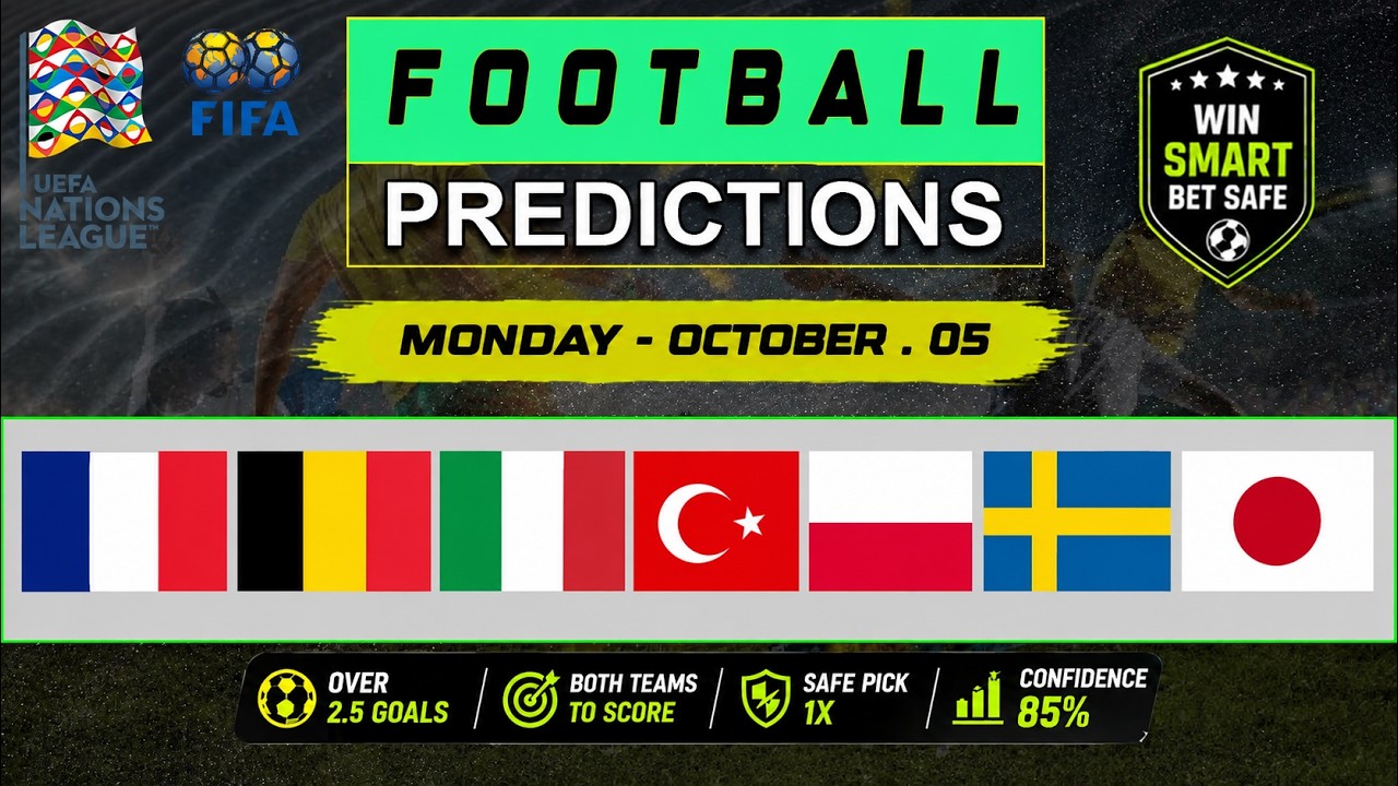 🔥 FOOTBALL PREDICTIONS TODAY | 05 OCTOBER 2026 | BEST SOCCER BETTING TIPS & DAILY PICKS ⚽