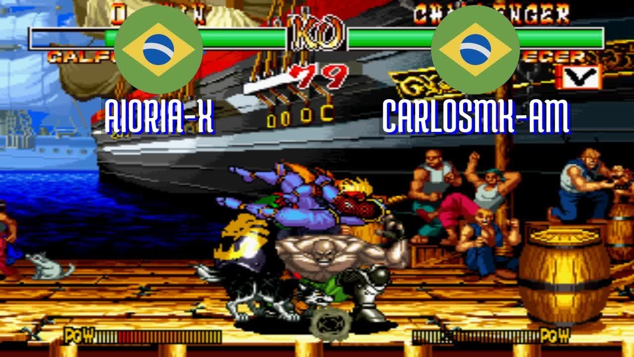 FT5 @samsho2: AIORIA-X (BR) vs CARLOSMK-AM (BR) [Samurai Shodown II Fightcade] Sep 1