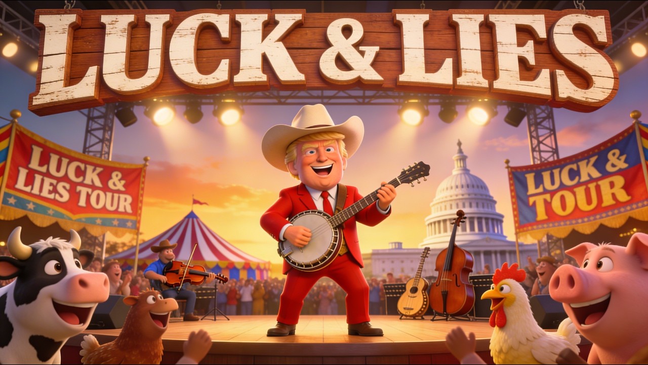 Luck and Lies&rdquo; &mdash; Trump&rsquo;s Second Term Gets a Bluegrass Roast (Fast-Pickin&rsquo; Political Satire)