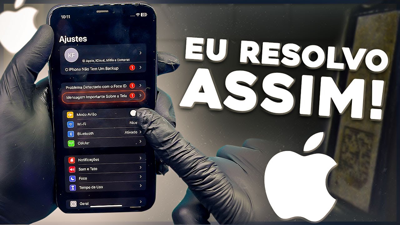 Como Remover a Mensagem de Tela Não Genuína do iPhone Após a Troca! (Eu Faço Assim)