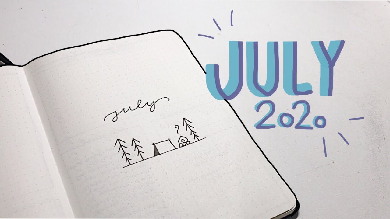 JULY 2020 PLAN WITH ME // Monthly Bullet Journal Setup