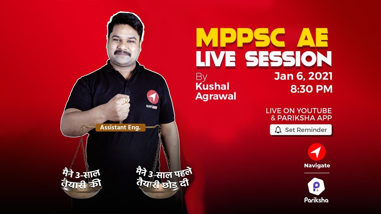 MPPSC-State Engineering Services-2021 | Live Session