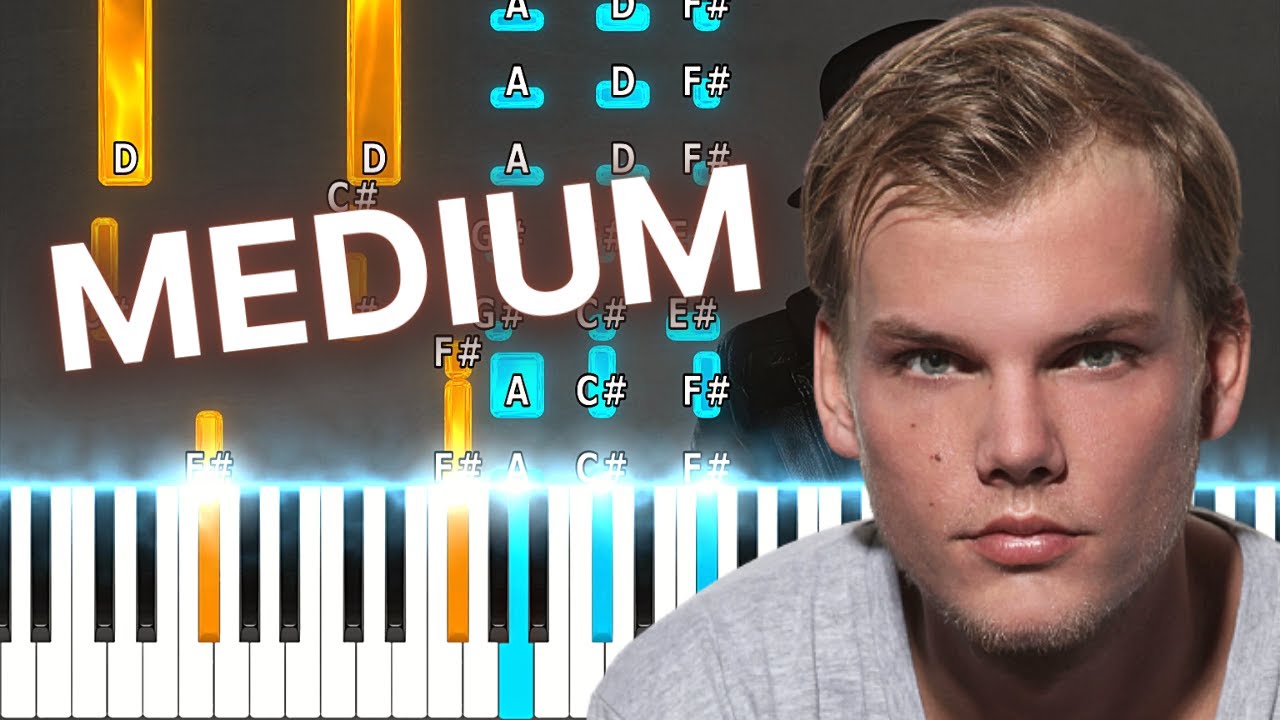 Waiting For Love Avicii - Piano Tutorial MEDIUM (SHEET MUSIC)