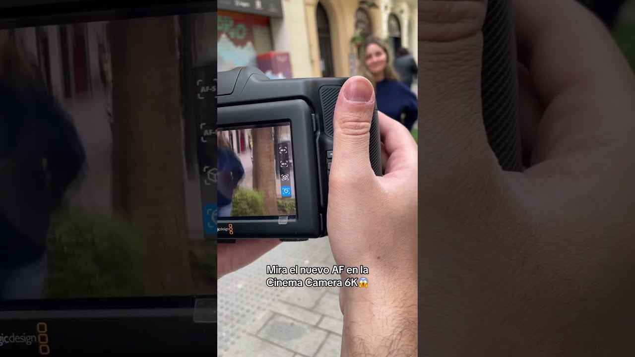 &iexcl;Autofocus en la Blackmagic Cinema Camera 6K! 👀 #CinemaCamera6K #autofocus #blackmagic