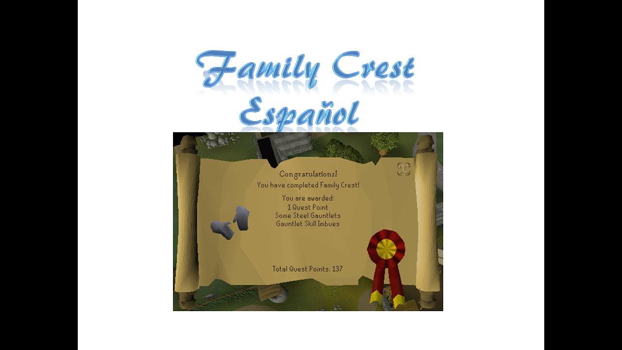 Family Crest OSRS Español