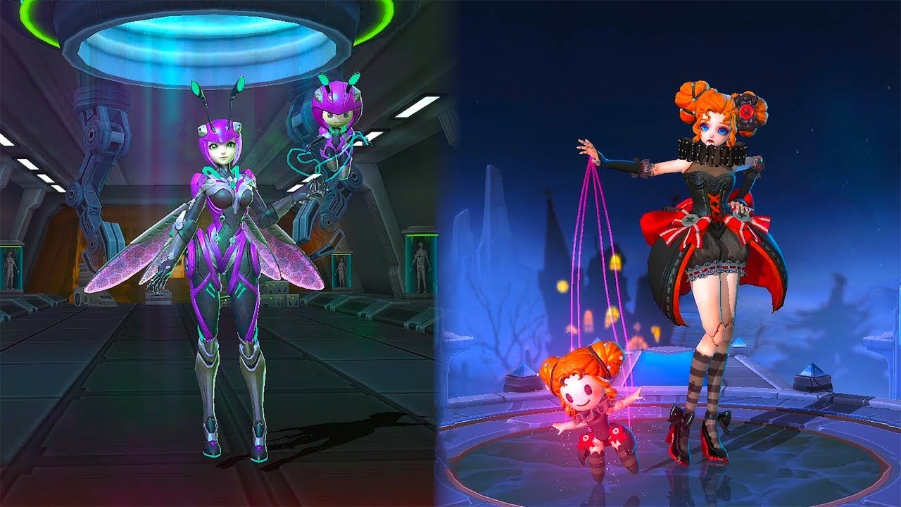 Angela | Scream Doll Special Skin VS V.E.N.O.M. Vespid Epic Skin | Mobile Legends