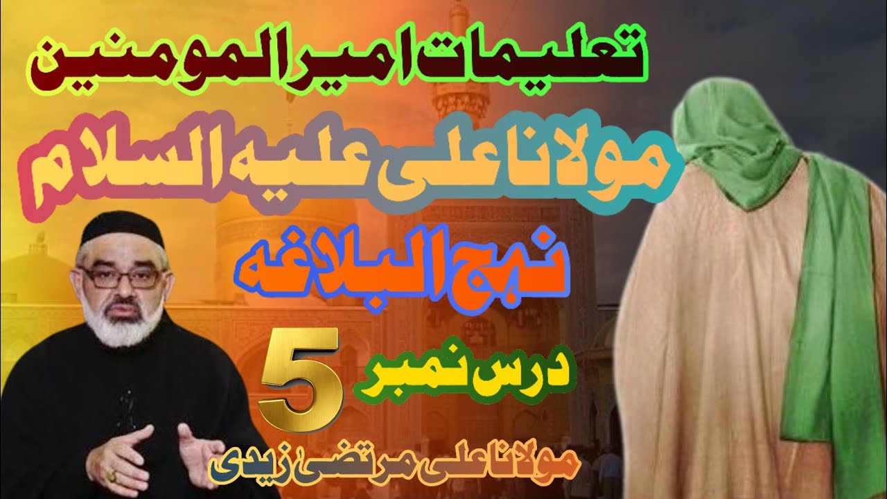 Majlis 05 _ Talimat e Ameer Ul Momineen(aleh Salam) _ Maulana Ali Murtaza Zaidi