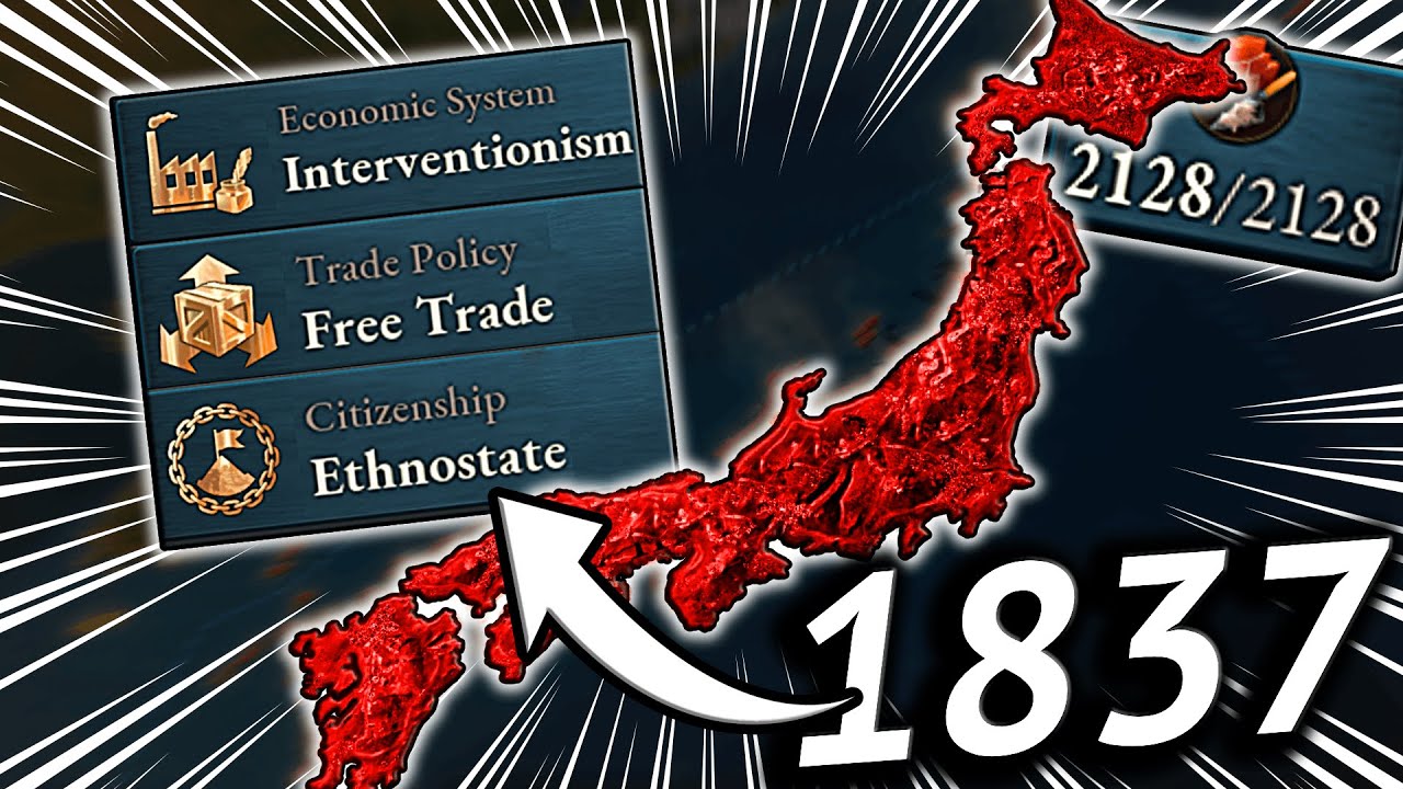 MODERNISING JAPAN in 1 YEAR Is TOTALLY BALANCED in Victoria 3 1.9
