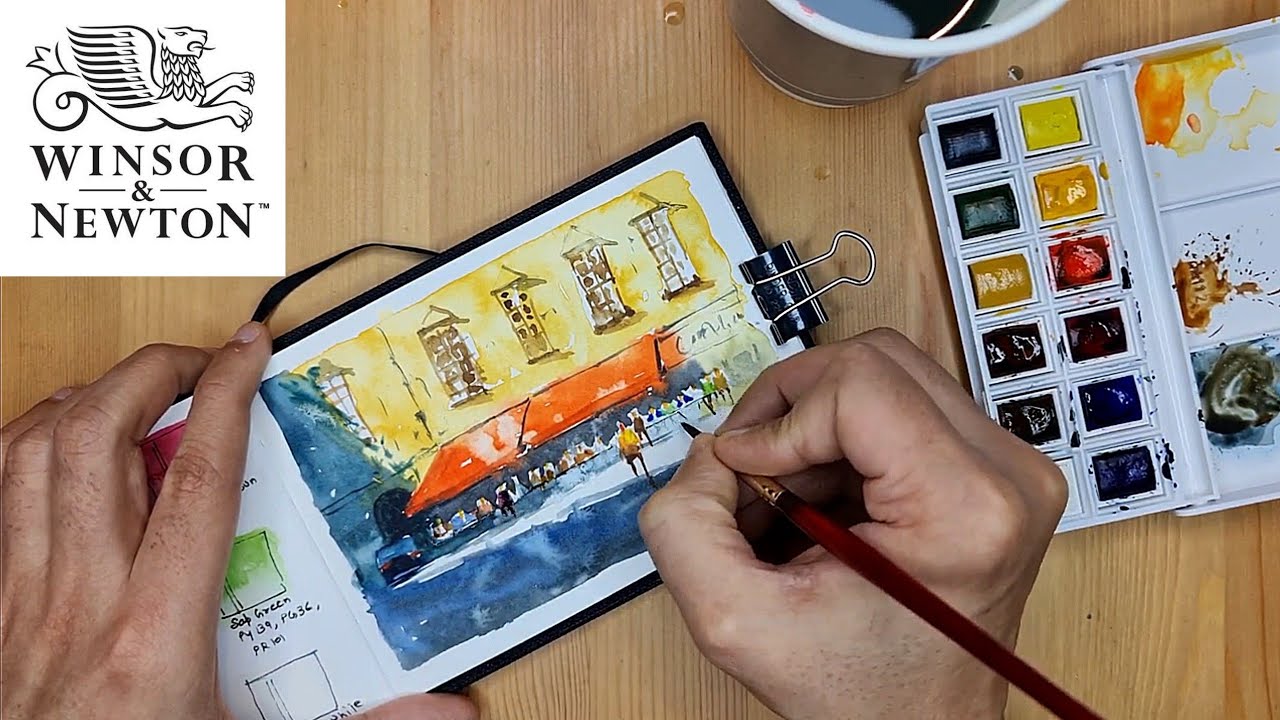 Unboxing & Review: winsor and newton cotman watercolor | winsor and newton watercolor review