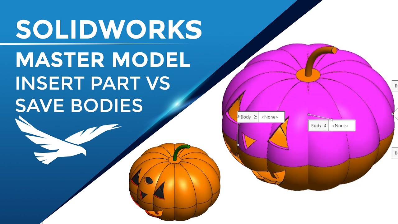 SOLIDWORKS: Insert Part vs Save Bodies for Master Modeling