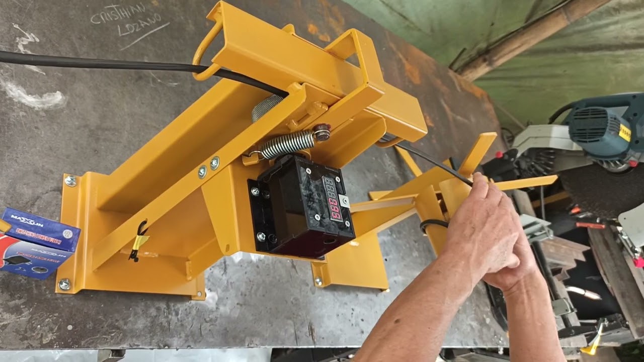 máquina medidora de cable contador de metros