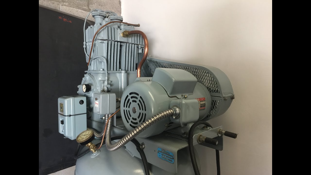 Quincy 325 air compressor restoration