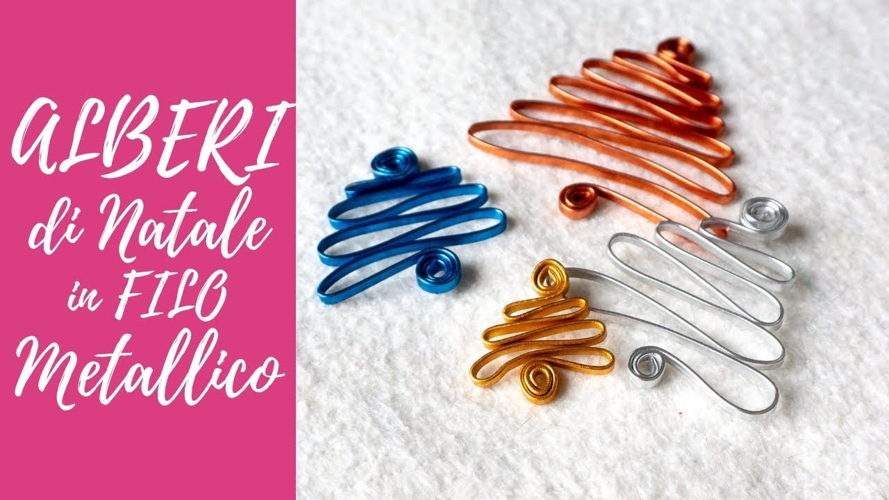 Tutorial: Alberi di Natale in Filo Metallico (ENG SUBS - DIY Christmas wire trees)