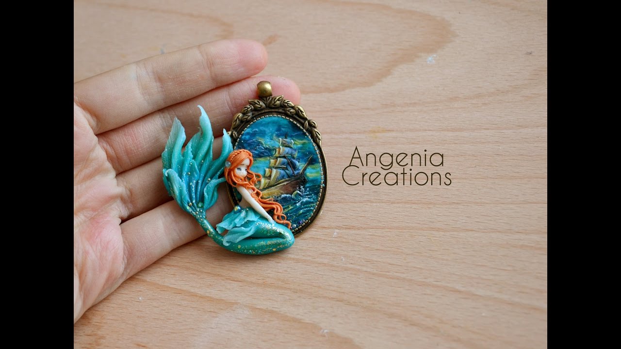 speed painting with polymerclay - sailing ship