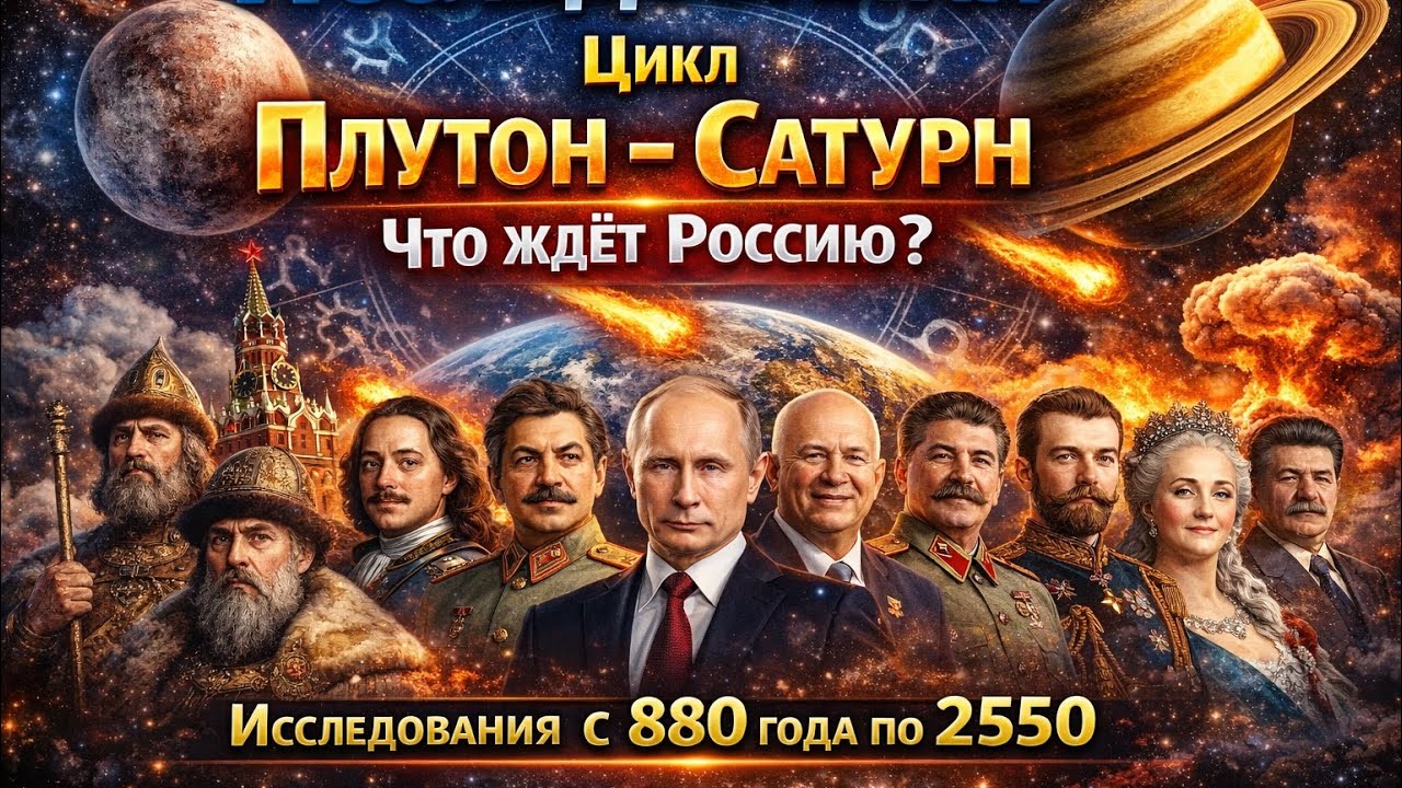 ЦИКЛ ПЛУТОН САТУРН ЧТО ЖДЕТ РОССИЮ И НАРОД 880-2050е