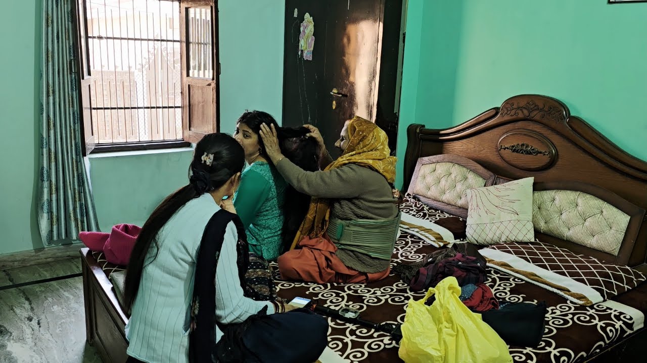 सासु मां ने की मेरे सर में मालिश INDU आयी हमसे मिलन || Guddu and Ishu Show