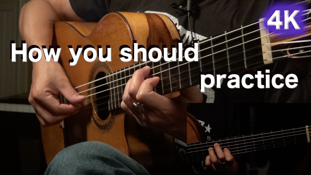 How you should practice guitar everyday faster result efficiency plan [Flamenco Guitar Lesson]