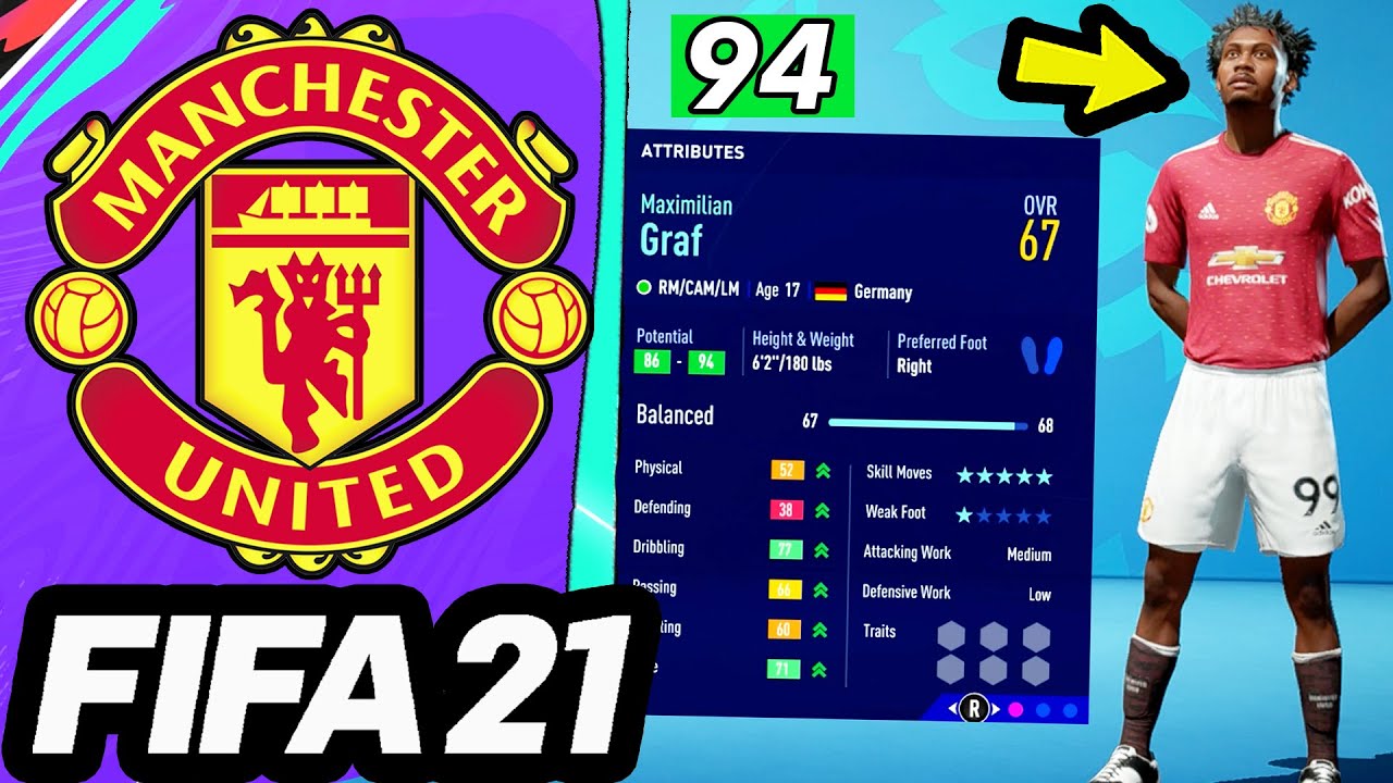 YOUTH ACADEMY WONDER KID DEBUT! - FIFA 21 Manchester United Career Mode