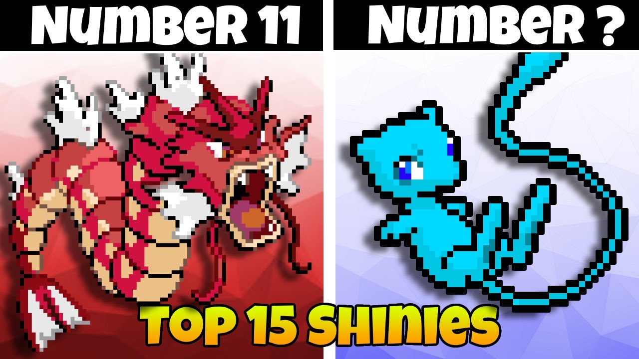 Top 15 BEST Shiny Pokemon