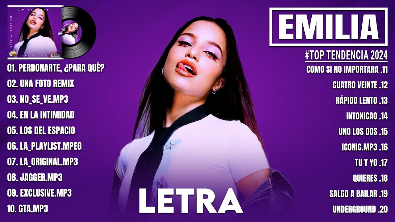 Emilia Top Tendencia 2024 (Letra\Lyrics) - Emilia Lo Mas Nuevo 2024 - Exitos Mix 2024 - Album 2024