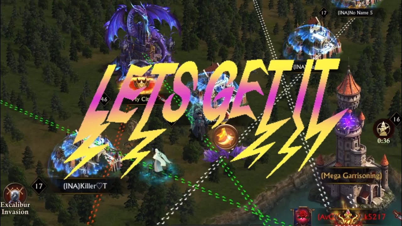 King of Avalon kvk part 2 vs saint & shield of god also MKK VS PRC , Ollie & war j vs 5099