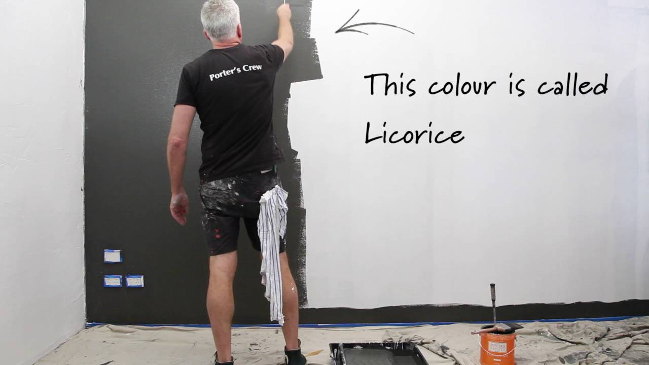 Porter's Paints :: HOW TO CREATE A CHALKBOARD WALL