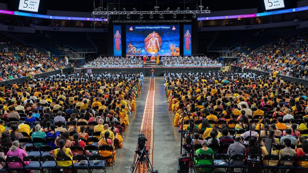 Sampoorna Bhagavad Gita Parayana • Credit Union of Texas Event Center • Allen, TX, USA • 2 July 2023