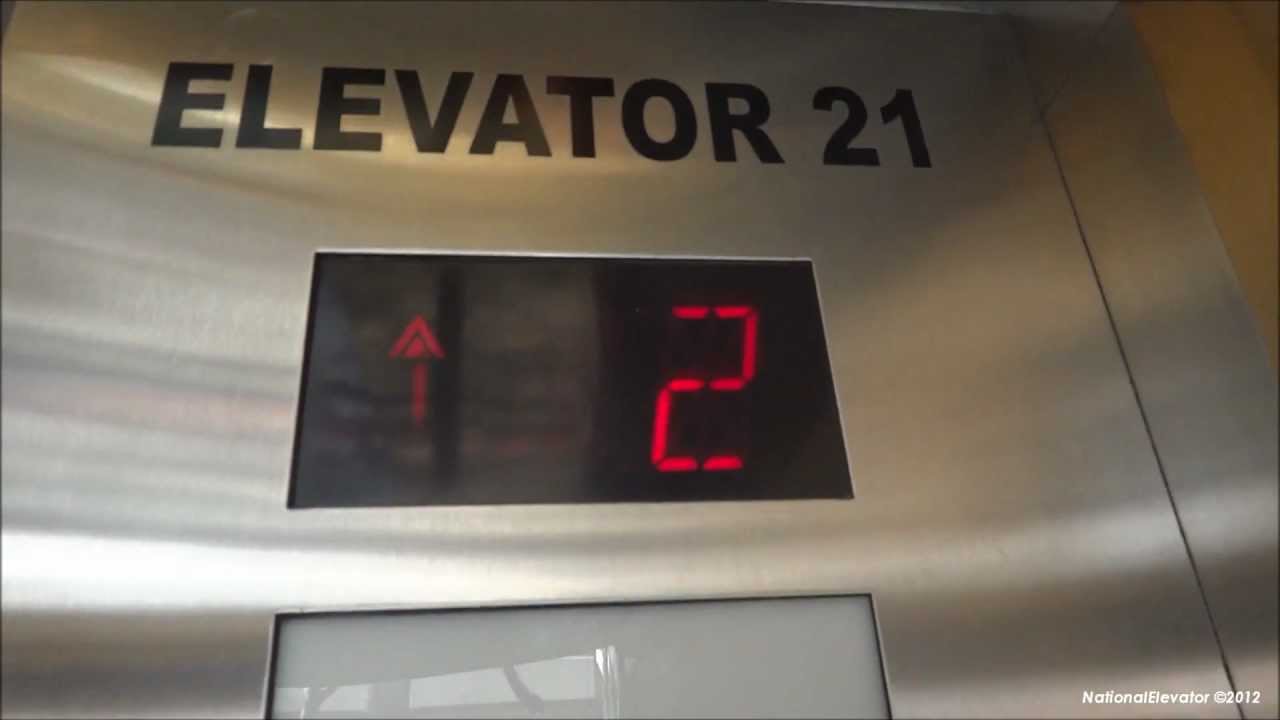 Very Fast Haughton Traction Scenic Elevators at the Eldorado Parking Garage in Reno, Nevada
